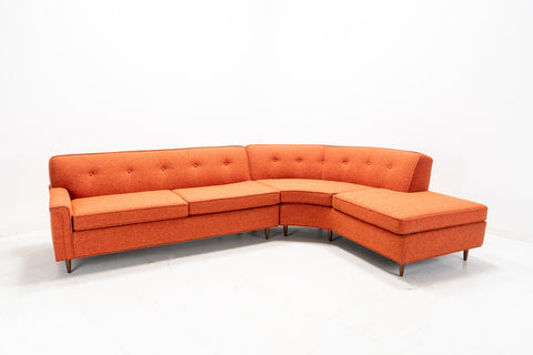 Custom  "Sully " Curved Sectional