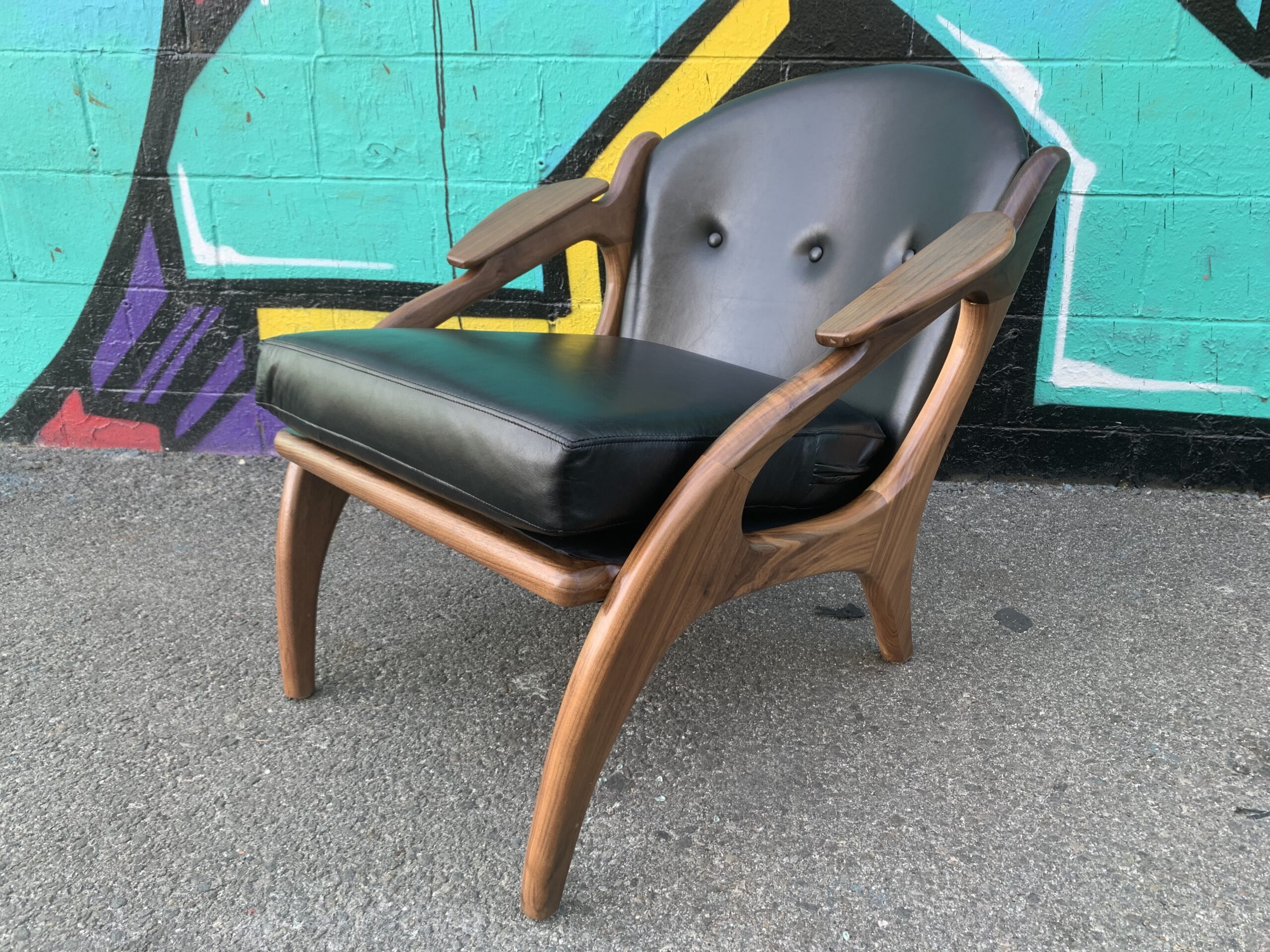 Adrian Pearsall Style Sculptural Lounge Chair Adrian Pearsall Style Sculptural Lounge Chair
