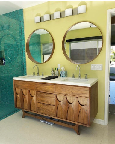 Broyhill Brasilia Double Sink Vanity W/ Pulls Broyhill Brasilia Double Sink Vanity W/ Pulls
