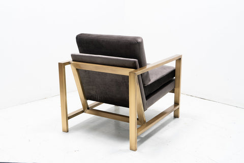 Milo Baughman "Flat Bar" Style Lounge Chair