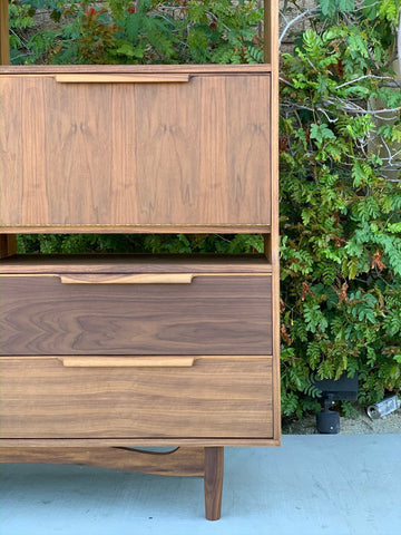 Custom Mid Century Wall Unit /Room Divider Custom Mid Century Wall Unit /Room Divider