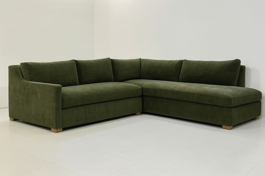 "The Grove" Deep Sectional Chaise Sofa