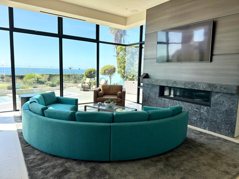Custom Circular Sectional Sofa