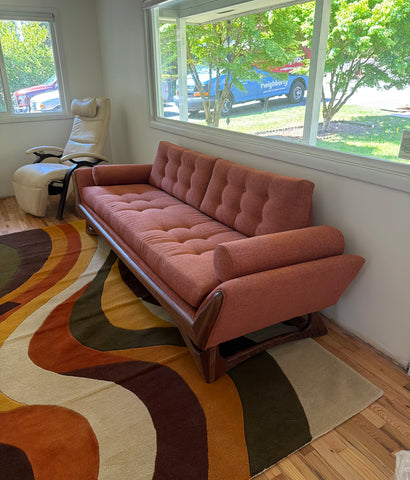 Custom Pearsall Gondola Style Sofa