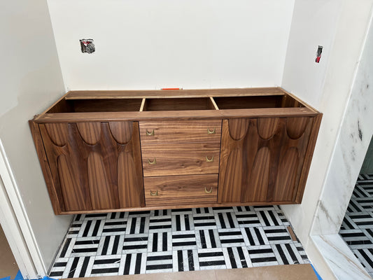 60” Brasilia Double Sink Floating Vanity