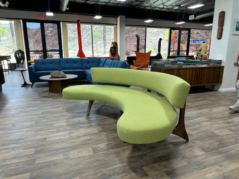 Custom "Floating Curved Kagan"  Sofa