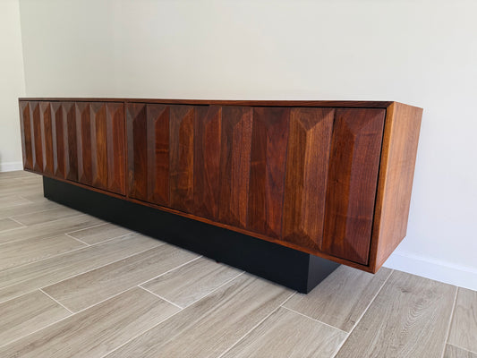 96" Cubist Low Media Credenza