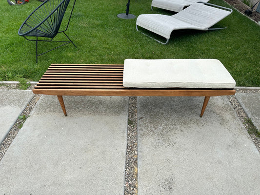 Custom Slatted Bench