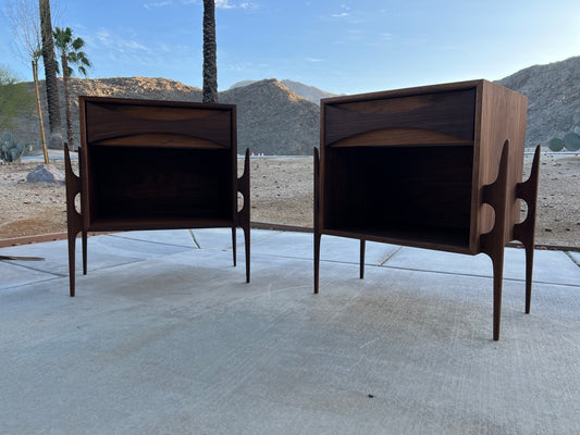 Custom Bow Tie Nightstands (Pair)