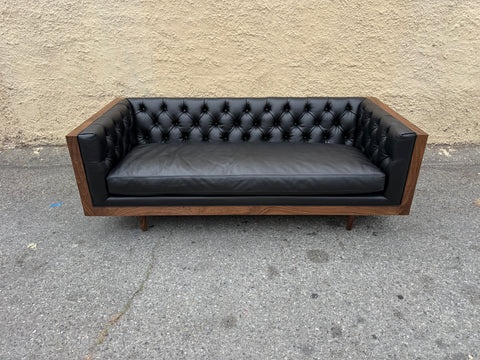 CUSTOM WALNUT "MILO CASE" SOFA