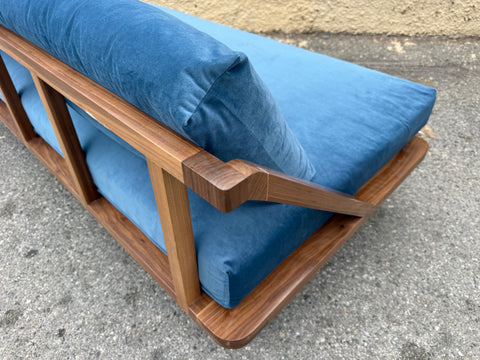 Custom White Oak Daybed Feather Down Sofa