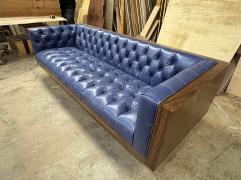 CUSTOM WALNUT "MILO CASE" SOFA