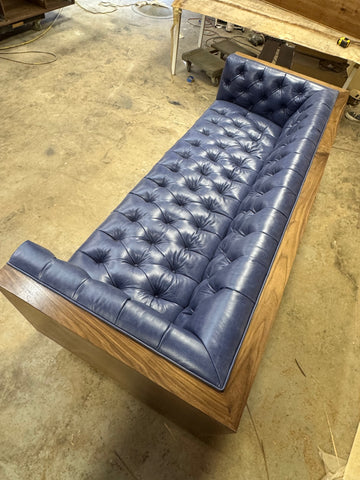 CUSTOM WALNUT "MILO CASE" SOFA