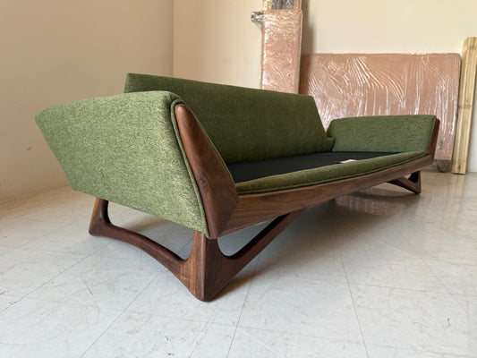 Custom Pearsall Gondola Style Sofa