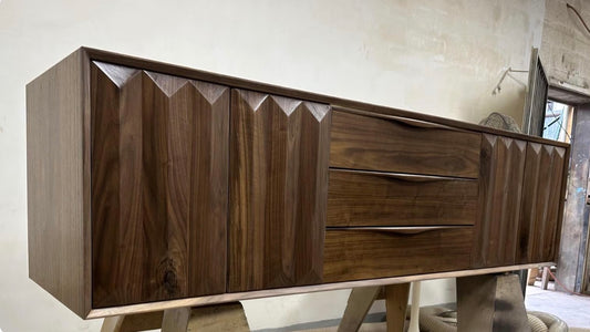 Brutalist Style Double Sink Vanity