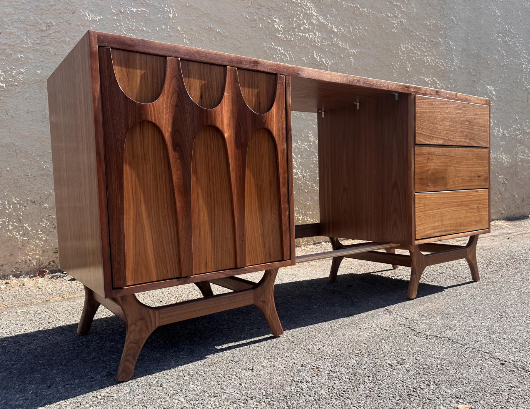 Hand Crafted Brasilia Style Make up Vanity