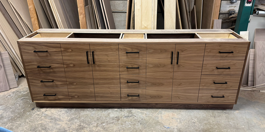 96” Modernist Double Sink Vanity