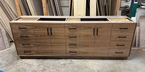 96” Modernist Double Sink Vanity