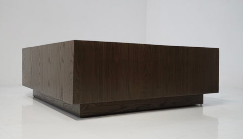 Oak Cube Coffee Table