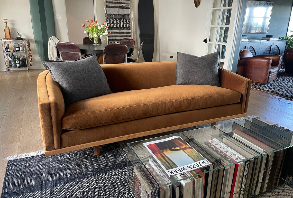 Custom Curved  "Cloud" Sofa