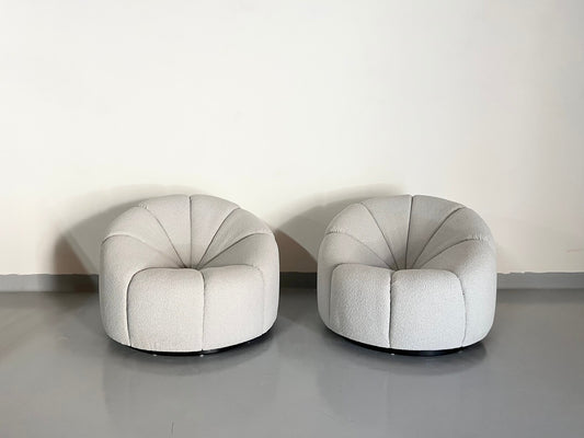 Barrel Pauline Style Swivel Chairs / Each