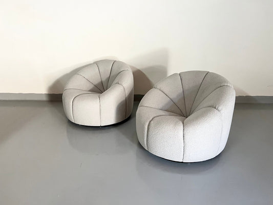 Barrel Pauline Style Swivel Chairs / Each