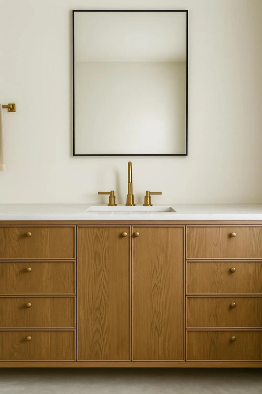 72” Custom Slim Shaker Style Single Sink Vanity