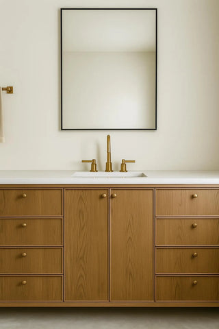 72” Custom Slim Shaker Style Single Sink Vanity