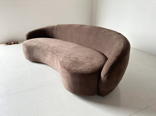 Custom Curved Hugger Sofa
