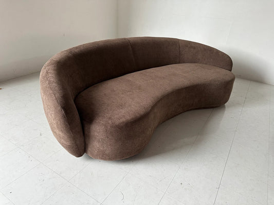 Custom Curved Hugger Sofa