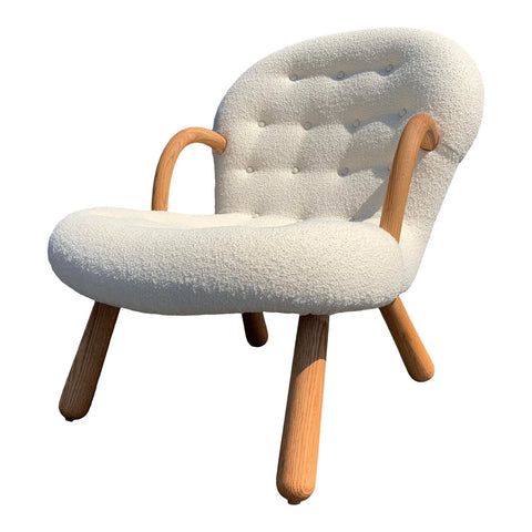 Mid Century Style Clam Armchair