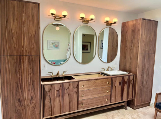 22'' Bathroom Tall Linen Cabinets-Customizable