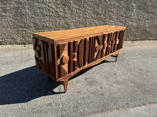 60" Brutalist Credenza Sideboard