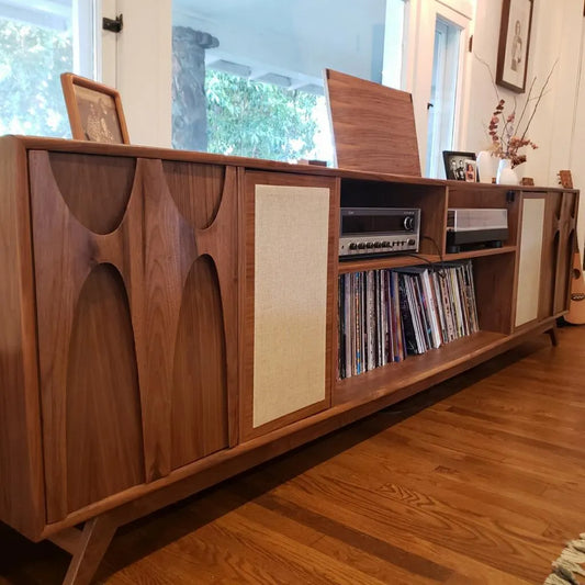108" Vinyl Record Player Console