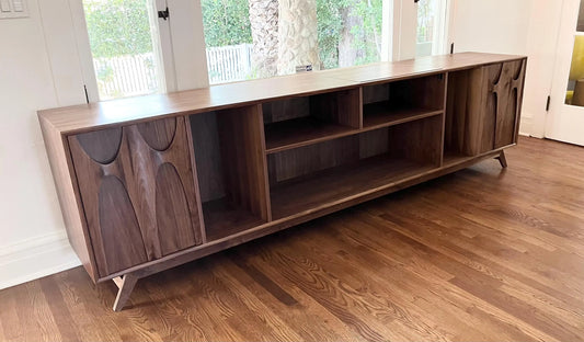 108" Vinyl Record Player Console
