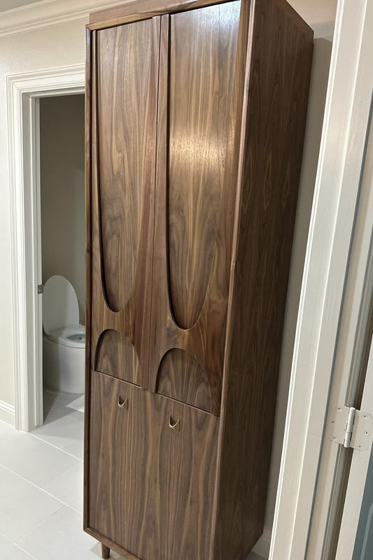 Brasilia Bathroom Tall Linen Cabinet
