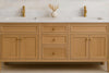 72” Inset Style Rustic Modern Farmhouse Double Sink Vanity