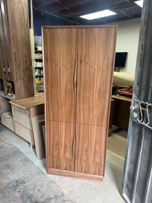 28" Modern Bathroom Linen Cabinet Tower