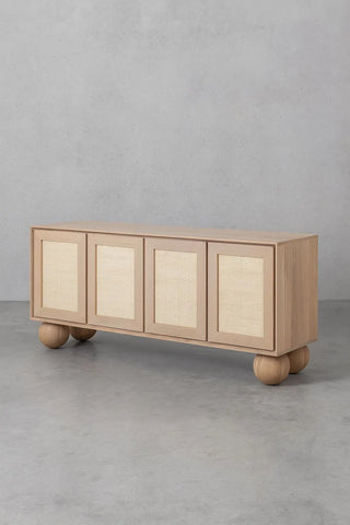 76" White Oak Renner Sideboard Credenza