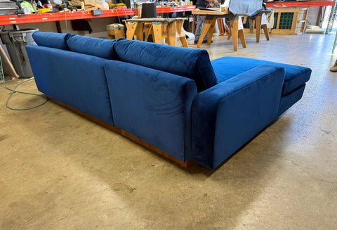 Custom “Nixon” Sofa Chaise – Handcrafted Modern Sectional