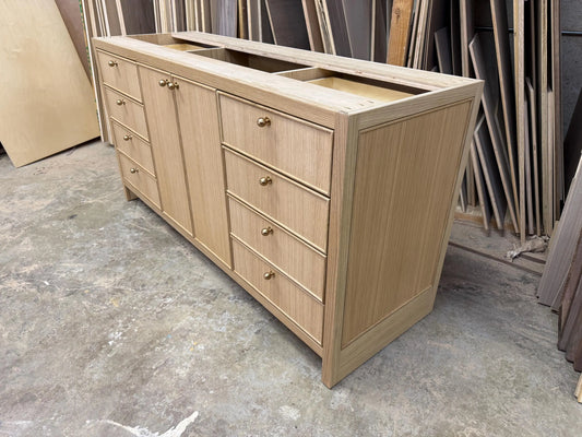 68” Beaded Single Sink Vanity