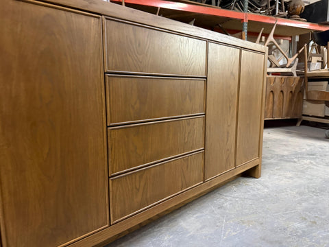 Oak beaded Style Single Sink Vanity | Custom Size Available