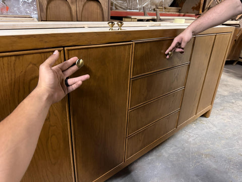Oak beaded Style Single Sink Vanity | Custom Size Available