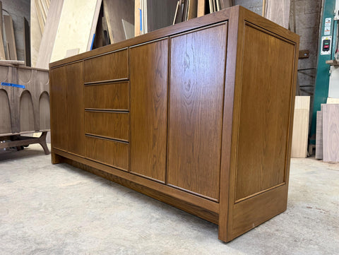 Oak beaded Style Single Sink Vanity | Custom Size Available