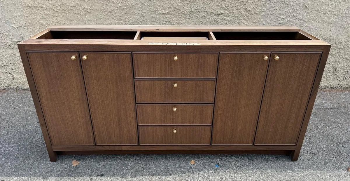 72" Beaded Inset Double Sink Vanity | 4 Drawers | Outlet Drawer is Extra