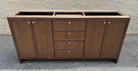 72" Beaded Inset Double Sink Vanity | 4 Drawers | Outlet Drawer is Extra
