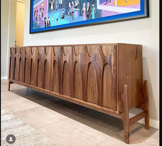96" Brasilia style credenza