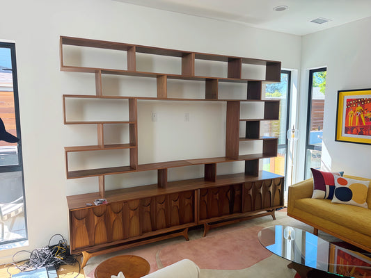 120" Brasilia Media Wall Unit