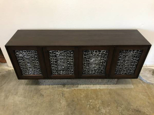 Mid Century Brutalist Credenza/ Buffet