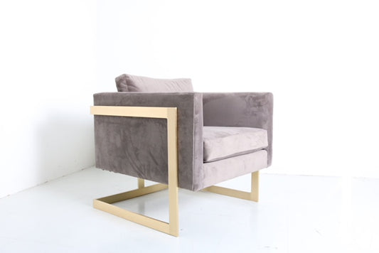 Milo Baughman Style "T" Back Chair